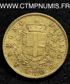 ,ITALIE,20,LIRE,OR,VICTOR,EMMANNUEL,II,1861,T,TURIN,