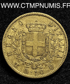 ,ITALIE,20,LIRE,OR,VICTOR,EMMANNUEL,1861,TURIN,
