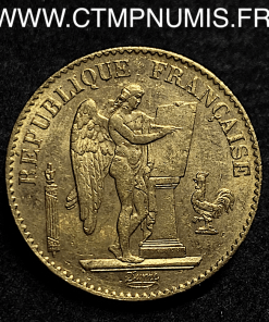 ,20,FRANCS,OR,GENIE,III°,REPUBLIQUE,1889,PARIS,