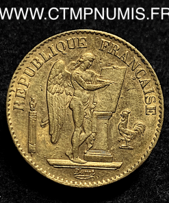 ,20,FRANCS,OR,GENIE,III°,REPUBLIQUE,1892,PARIS,