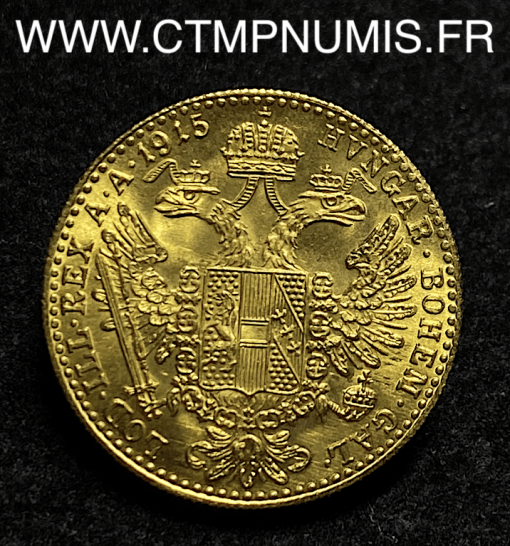 ,AUTRICHE,DUCAT,OR,FRANCOIS,JOSEPH,1915,