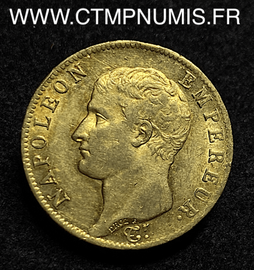 ,20,FRANCS,OR,NAPOLEON,EMPEREUR,1806,PARIS,