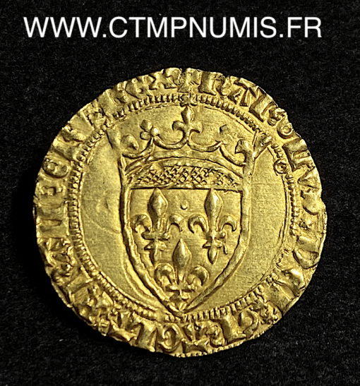 ,CHARLES,VII,ECU,OR,A,LA,COURONNE,TOULOUSE,