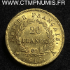 ,20,FRANCS,OR,NAPOLEON,I°,EMPIRE,1810,A,PARIS,