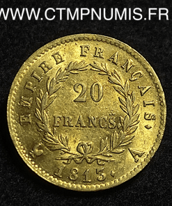 ,20,FRANCS,OR,NAPOLEON,,EMPEREUR,1813,PARIS,