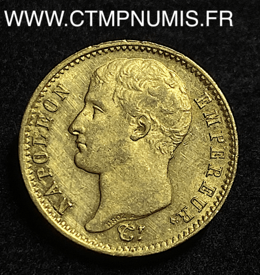 ,20,FRANCS,OR,NAPOLEON,1807,A,PARIS,TETE,NUE,