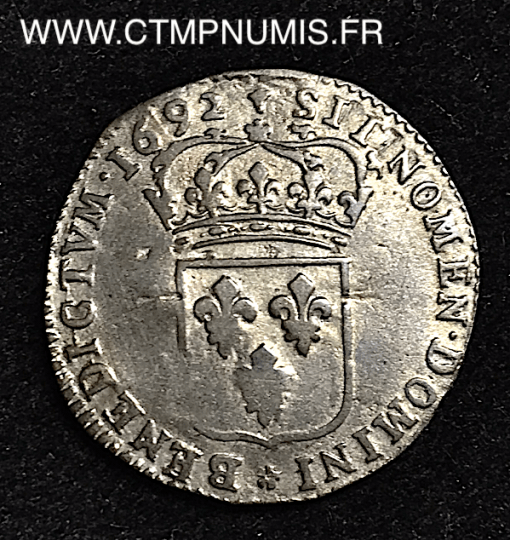 ,LOUIS,XIV,SOL,DE,15,DENIER,1692,M,TOULOUSE,