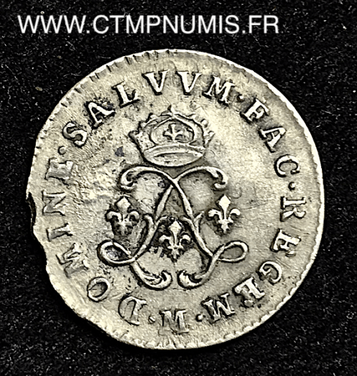 ,MONNAIE,ROYALE,LOUIS,XIV,4,SOLS,AUX,2,L,ARGENT,1692,M,TOULOUSE,ROSE,