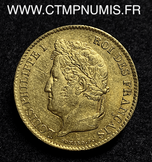 ,40,FRANCS,OR,LOUIS,PHILIPPE,I°,1834,L,BAYONNE,