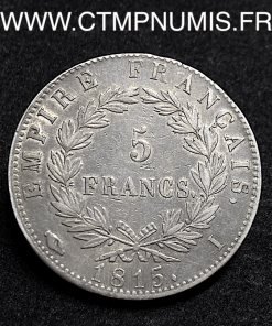 ,5,FRANCS,ARGENT,CENTS,JOURS,1815,I,LIMOGES,