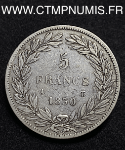 ,MONNAIE,5,FRANCS,ARGENT,LOUIS,PHILIPPE,SANS,LE,I°,1830,A,PARIS,TRANCHE,EN,RELIEF,