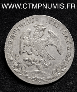 ,MEXIQUE,8,REALES,ARGENT,1895,MO,MEXICO,