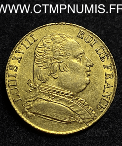 ,20,FRANCS,OR,LOUIS,XVIII,1815,R,LONDRES,