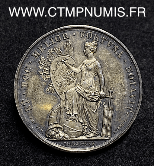 ,JETON,ARGENT,NOTAIRES,DE,LYON,1830,RHONE,