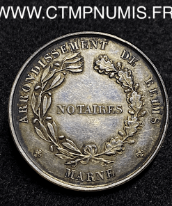 ,JETON,ARGENT,NOTAIRES,DE,REIMS,MARNE,1824,