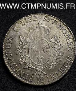 ,ROYALE,LOUIS,XVI,ECU,ARGENT,1782,TOULOUSE,