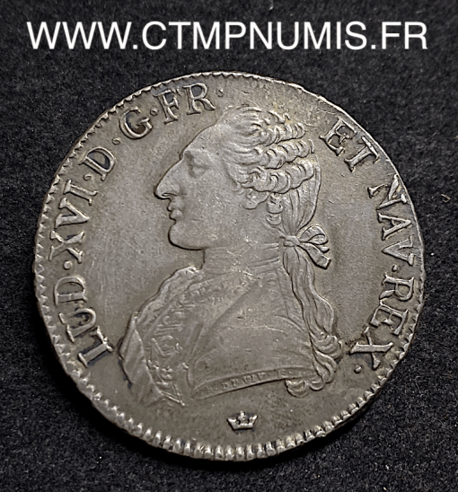 ,ROYALE,LOUIS,XVI,ECU,ARGENT,1785,TOULOUSE,