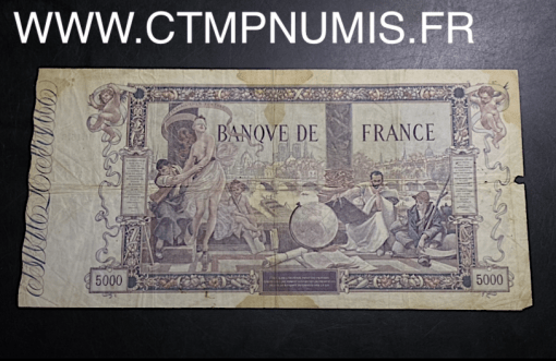 ,BILLET,5000,FRANCS,FLAMENG,DU,18/01/1918,