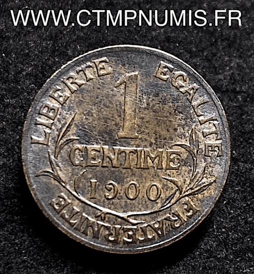 ,1,CENTIME,DANIEL,DUPUIS,1900,TTB,RARE,