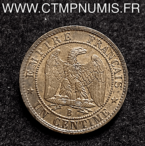 ,1,CENTIME,NAPOLEON,III,TETE,NUE,1853,B,ROUEN,