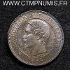 ,2,CENTIMES,NAPOLEON,III,TETE,NUE,1854,ROUEN,