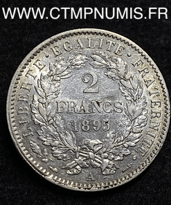 ,2,FRANCS,CERES,III°,REPUBLIQUE,1895,PARIS,SUP,