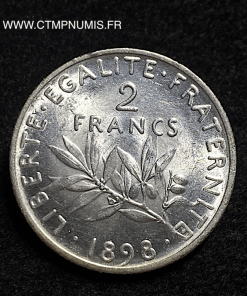 ,2,FRANCS,ARGENT,SEMEUSE,1898,