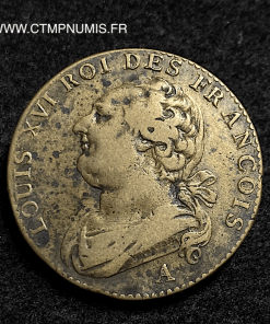 ,REVOLUTION,12,DENIERS,LOUIS,XVI,1791,A,PARIS,