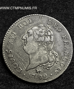 ,REVOLUTION,LOUIS,XVI,30,SOLS,1792,A,PARIS,