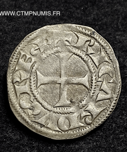 ,MONNAIE,FEODALE,POITOU,DENIER,ARGENT,RICHARD,COEUR,DE,LION,