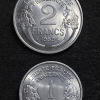 ,LOT,1,ET,2,FRANCS,MORLON,ALUMINIUM,1959,SPL,