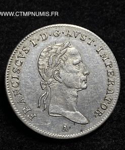 ,AUTRICHE,10,KREUZER,ARGENT,FRANCOIS,1834,