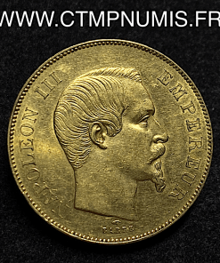,50,FRANCS,OR,NAPOLEON,III,TETE,NUE,1855,PARIS,