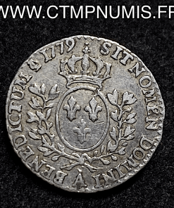 ,LOUIS,XVI,1/20,ECU,ARGENT,1779,PARIS,