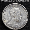 ,ETHIOPIE,1/8,DE,BIRR,ARGENT,1887,(1894),