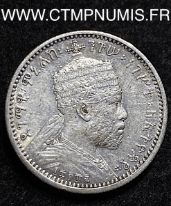 ,ETHIOPIE,1/8,DE,BIRR,ARGENT,1887,(1894),