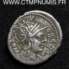 ,REPUBLIQUE,DENIER,ARGENT,FABIA,QUADRIGE,