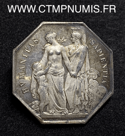 ,JETON,ARGENT,PREVOYANCE,DU,NOTARIAT,1870,