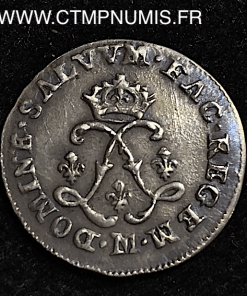 ,MONNAIE,ROYALE,LOUIS,XIV,4,SOLS,AUX,2,L,ARGENT,1695,M,TOULOUSE,