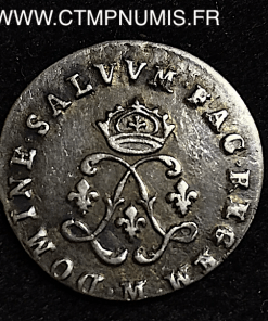 ,MONNAIE,ROYALE,LOUIS,XIV,4,SOLS,AUX,2,L,ARGENT,FRAPPE,INCUSE,TOULOUSE,