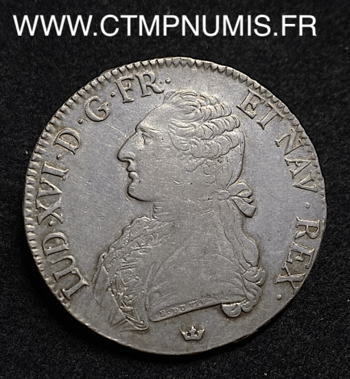 ,LOUIS,XVI,ECU,ARGENT,,1787,M,TOULOUSE,