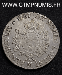 ,MONNAIE,ROYALE,LOUIS,XVI,ECU,ARGENT,,1787,M,TOULOUSE,