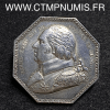 ,JETON,ARGENT,LOUIS,XVIII,SALINES,DE,L'EST,1816,