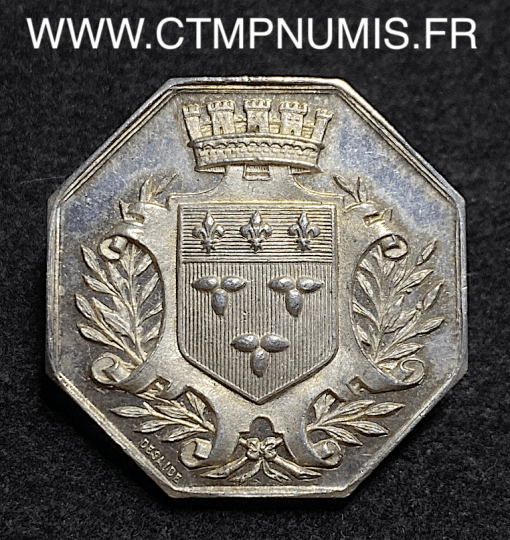 ,JETON,ARGENT,CAISSE,EPARGNE,ORLEANS,1832,