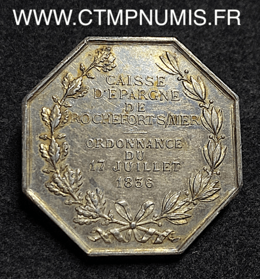 ,JETON,CAISSE,EPARGNE,ROCHEFORT,1836,