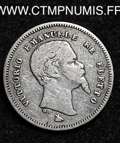 ,ITALIE,50,CENTESIMI,ARGENT,1860,FIRENZE,