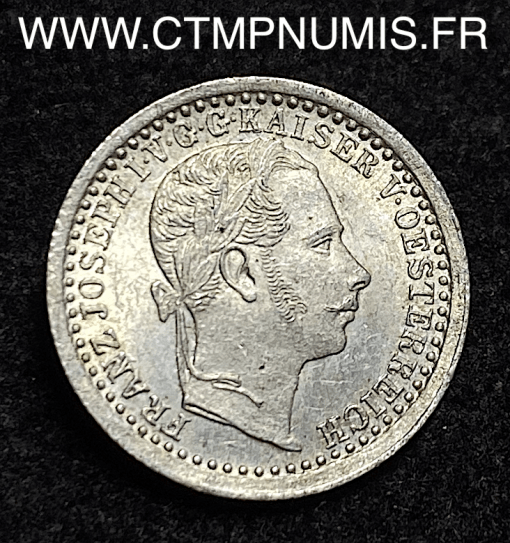 ,AUTRICHE,5,KREUZER,ARGENT,1864,A,SPL,