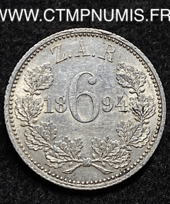 ,AFRIQUE,DU,SUD,6,PENCE,ARGENT,1894,SUP,