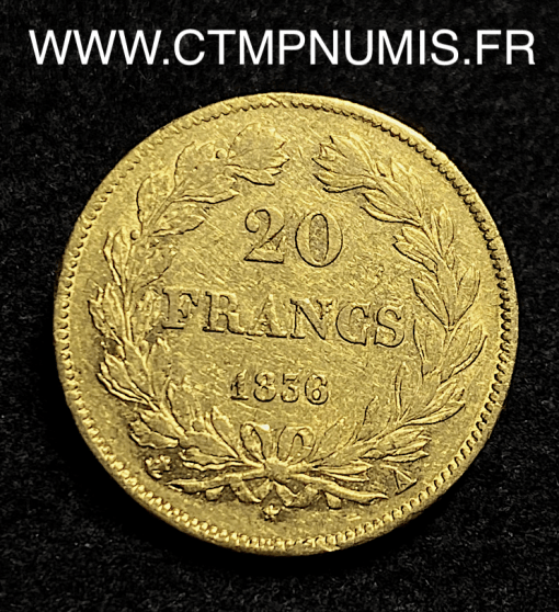 ,20,FRANCS,OR,LOUIS,PHILIPPE,1836,A,PARIS,
