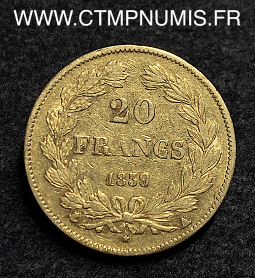 ,20,FRANCS,OR,LOUIS,PHILIPPE,1839,A,PARIS,